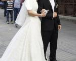 عکس: یک عروس و داماد در اعتراضات ترکیه