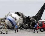 77 کشته در سقوط یک هواپیمای نظامی در الجزایر / یک سرنشین هواپیمای سانحه دیده زنده ماند