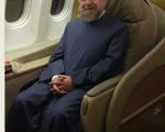 عکس اینستاگرام روحانی در بازگشت از نیویورک
