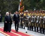 استقبال رسمی روحانی از نخست وزیر ایتالیا