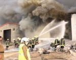 آتش سوزی در 3 انبار در مکه+عکس