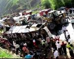 مرگ 12 مسافر پرواز مشهد - ساری در واژگونی اتوبوس (+عکس)