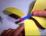 طرز ساخت پروانه کاغذی