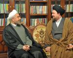 سیدحسن خمینی با روحانی دیدار کرد(تصویر)