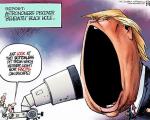 کاریکاتور: سیاهچال آقای ترامپ!