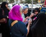 زنان دلواپس با اتوبوس به تجمع آورده شدند! / واکنش استانداری تهران به تجمع غیر قانونی زنان دلواپس (+تصاویر)