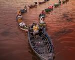 بازارچه‌های شناور در اندونزی‎ تصاویر