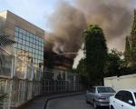 عکس: ساختمان وزارت کشور آتش گرفت