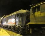 عکس: سانحه برخورد شدید 2 قطار در سمنان