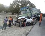 عکس/تصادف مرگبار در محور شیراز-کازرون