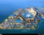 طراحی شهر شناور با حمل و نقل زیردریایی+تصاویر