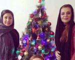 درخت کریسمس در منزل خانم بازیگر کشورمان! + عکس و پیام تبریک هنرمندان