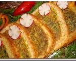 کوکو سبزی در نان تست