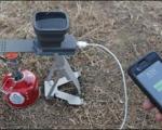 تصاویر یک شارژر آتشی/ شارژ تلفن با آتش مستقیم
