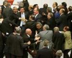 درگیری شدید در پارلمان ترکیه