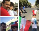 مهراب قاسم خانی و پسرش در ورزشگاه آزادی + تصاویر