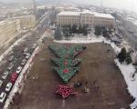 بزرگترین درخت کریسمس انسانی +عکس