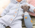 آموزش بافت لباس سرهمی نوزاد