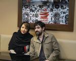 شهاب حسینی و همسرش در مراسم اکران خصوصی «چهارشنبه»