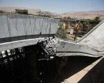 (تصاویر) ریزش پل کابلی شیراز