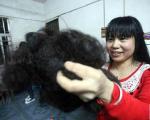 این زن چینی 11 سال موهای خود را کوتاه نکرده است +عکس
