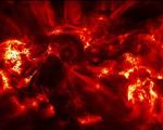 تصاویری از فوران تاج خورشیدی به بلندای 90 مایل