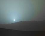 غروب خورشید در مریخ(+تصاویر)