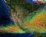نقشه‌ تمام توفان‌های 170 سال اخیر + تصاویر