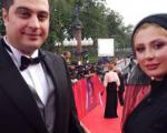 تصاویر نیوشا ضیغمی و همسرش در فستیوال فیلم مسکو
