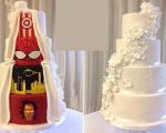 جنجالی‌ترین کیک عروسی + تصاویر