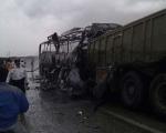 کشته های تصادف اهواز- اصفهان به ۱۷ نفر رسید/راننده اتوبوس از رانندگان پرخطر بوده