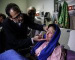 مصاحبه با سهیلا جورکش قربانی اسید پاشی اصفهان بعد از جراحی چشمانش