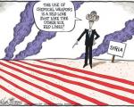 خط قرمزهای اوباما برای اسد دست مایه طنز رسانه های غربی شد(+کاریکاتور)