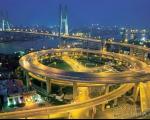 پل زیبا و منحصر به فرد نانپو در شانگهای