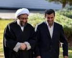 نامه دوم احمدی نژاد به آملی لاریجانی: نامه "محرمانه" شما را دیدم/  به راحتی به اینجانب اتهام " حمایت از مجرم" زده اید