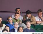 عکس؛ فردوسی پور در بین تماشاگران تنیس!