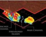 تصویر سه بعدی ناسا از کانال آب باستانی در مریخ