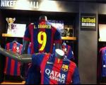 پیراهن شماره 9 بارسلونا به نام لوئیس سوارز در معرض فروش+عکس