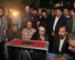 بازدید سیدمحمد خاتمی از پشت صحنه سریال میرباقری/ فیلمبرداری یک سکانس در حضور رئیس جمهور پیشین ایران