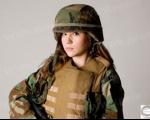 زایمان عجیب یک سرباز زن در خط مقدم + عکس