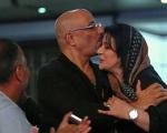 وقتی امیر جعفری همسرش را در جشن حافظ بوسید! + (عکس )