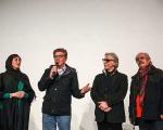 مهتاب کرامتی، مسعود رایگان، حسین یاری و حسن برزیده در نشست فیلم "مزار شریف"