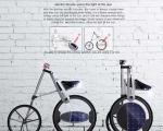 دوچرخه خورشیدی تاشو برای آینده +عکس