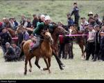 عکس: مسابقه اسب‌سواری در ارتفاعات