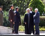 استقبال رسمی روحانی از رییس جمهور آفریقای جنوبی (گزارش  تصویری)