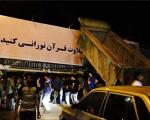 سقوط مرگبار پل عابر پیاده در اهواز + تصاویر