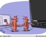 شبکه اینترنت جاسوس شد! / کاریکاتور
