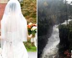مرگ غم انگیز یک دختر نگون بخت در لباس عروسی +عکس