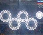 باز نشدن پنجمین حلقه‌ المپیک زمستانی روسیه (عکس)