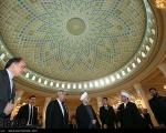 بازدید رییس جمهور از بزرگترین مسجد ترکمنستان(+تصاویر)